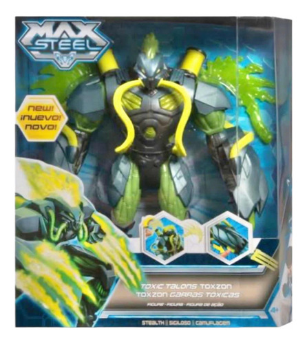 Max Steel Toxzon Garras Tóxicas 858k