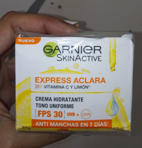 Crema Facial Garnier Express Aclara 51gr