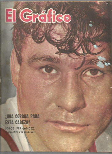 El Grafico / Nª 2252 / 1962 / Tapa Jorge Fernandez /