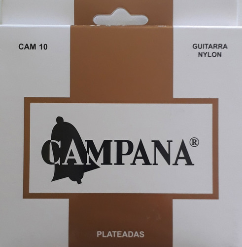 Imagen 1 de 4 de Encordado Campana Plateado Para Guitarra Criolla Cam10 Nuevo