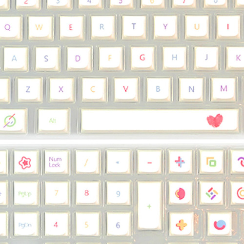 Moda 140 Teclas Pbt Keycaps Dye Subbed Cute Xda Profile