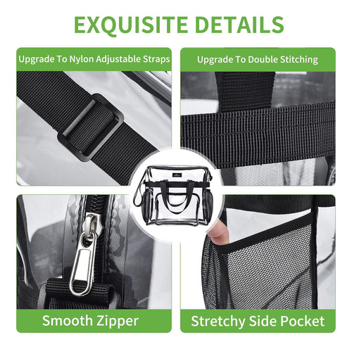Bolsa Transparente De Gran Capacidad Bolsa De Viaje Portátil