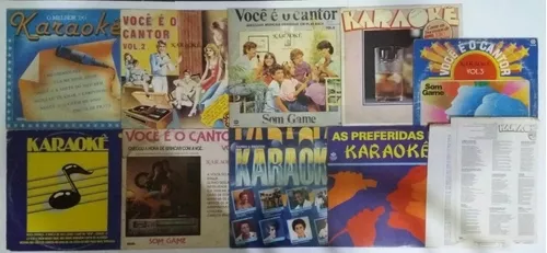 Lp vinil Você é o cantor – Karaokê – Bazar do Livro Usado