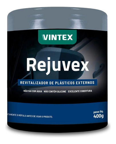 Rejuvex 400g Vintex - Revitalizador De Plásticos Externos