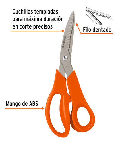 Tijera Multiusos 8'' Dentada Truper 18564