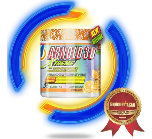 Pré Treino Arnold 3d Xtreme - (150g) - Arnold Nutrition Sabor Laranja