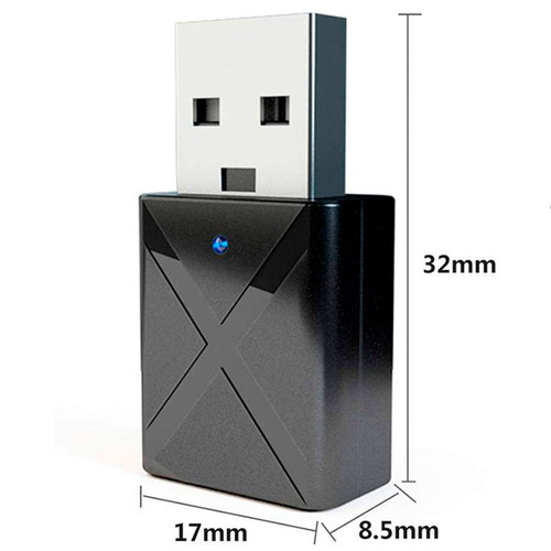 Emisor Transmisor Receptor Bluetooth Audio Tv Smart Amitosai Mts-btaudio Usb Axiliar 3.5mm Rca Streo Hd
