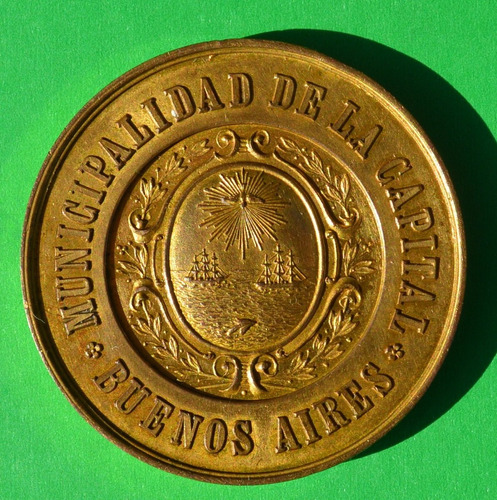 Antigua Medalla 4° Centenario De América  Colón 1892