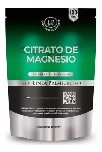 Magnesio Citrato En Polvo, 270 gr.