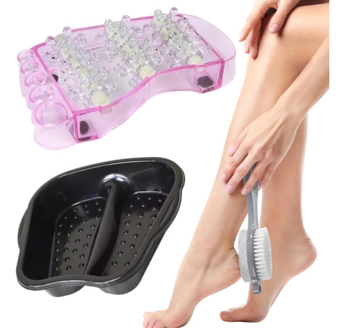 Kit Para Cuidado De Pies Pedicura 3 Accesorios