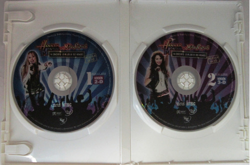 Hannah Montana Miley Cyrus - Lo Mejor De Dos Mundos 2 Dvd