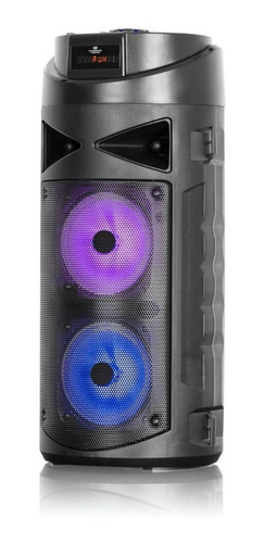 Parlante Eversound Vermouth Ev2001-v Luces Led Bt Micrófono