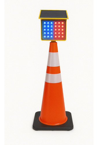 Baliza Triangular Solar Led Intermitente
