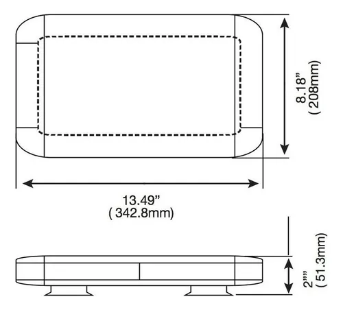 comprar Mini Torreta Blinker Warning G-ii 48 Leds 17.4 Ámbar
