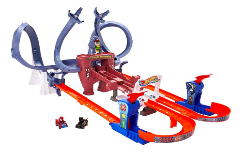 Hot Wheels Racerverse Pista De Lanzamiento De Spider-man Col