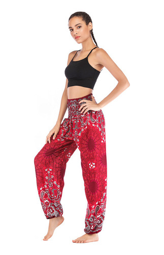 Pantalones De Yoga Casuales Bohemios Para Mujer