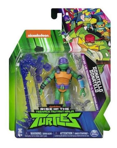 El Ascenso De Las Tortugas Ninja Figuras 4 Pack Colección