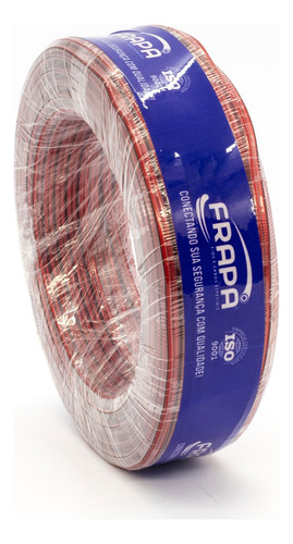 Fio Cabo Paralelo Cristal Automotivo Bicolor 2x0,75mm 50mts