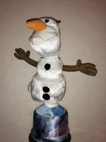 Peluche Original Olaf Frozen Disney Habla, Gira Y Baila. 