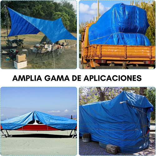 Cobertor Carpa Lona Toldo Multiusos Impermeable 2.8 X 2.8 Mt