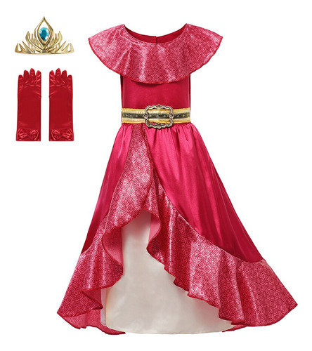 Disfraz De Princesa Elena De Avalor Para Cosplay Para Niña