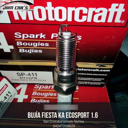 Bujia Iridium Fiesta Power Eco Sport 1.6 Balita Ka Super Dut