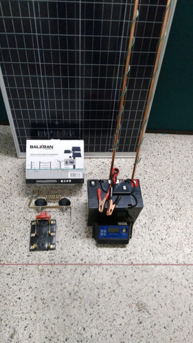 Imagen 6 de 10 de Kit Solar Para Cerca De Ganado Cien Kms