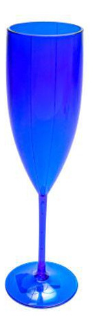Kit 14 Taças Acrílico Azul Royal 150ml - M&ca Plásticos