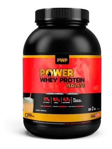 Pwp Power Whey Protein Isolate 800 Grs. Sabor Frutilla