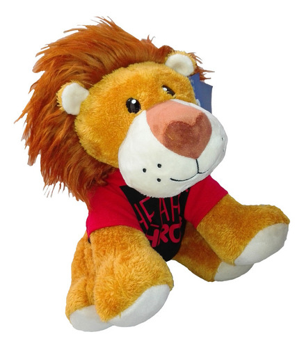 Peluche Leon Capucha Corazon 33cm Build-a-bear