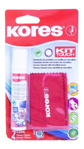 Kit Kores Touch Limpiador Laptop 15ml + Toalla 