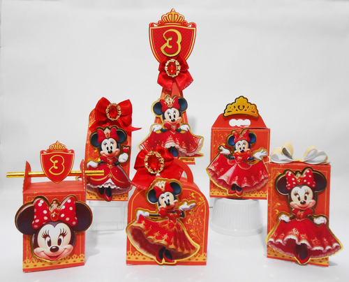 Arquivo De Corte Kit Minnie Realeza 30