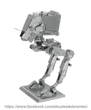 Puzzle Star Wars 3d De Metal / At-st