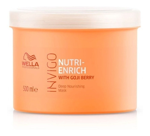 Máscara Wella Invigo Nutri Enrich  500ml  Nutrición Profunda