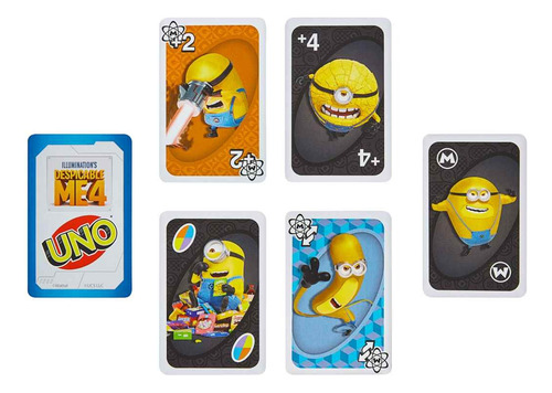 Uno Juego De Cartas Mi Villano Favorito 4 Despicable Me 4
