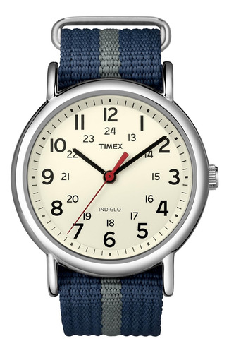 Timex Weekender Slip-thru  reloj Color Azul Marino/gri.