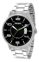 Comprar Relógio Orient Masculino Mbss1381 P2sx Prata Aço Prova Dagua Cor do fundo Preto