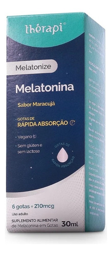 Melatonize Gotas - Melatonina 30ml Vegano - Thérapi