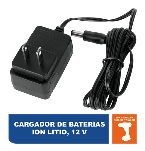 Cargador De Baterías Ion Litio, 12v P/taladro Tali-12p 29969