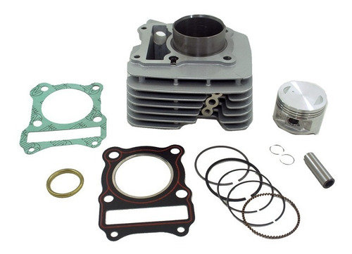 Kit Motor Cilindro Pistão C/ Anéis Metal Leve Suzuki Yes 125