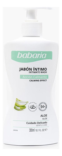 Babaria Jabón Íntimo Con Almendras Dulces / Aloe 300 Ml