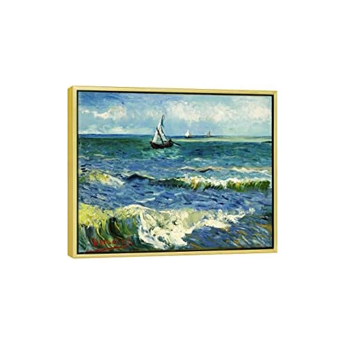 Cuadro De Pared Lienzo Enmarcado Seascape Saintes Marie...