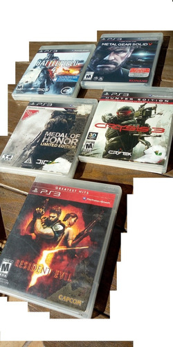 Paquete/ Lote 4 Juegos Ps3 Resident Evil Battelfield Crysis3