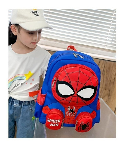 Mochila Escolar Para Niño De Guardería Spider-man