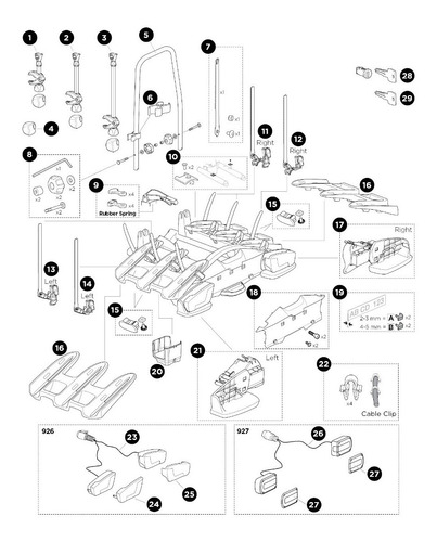 Imagem 5 de 5 de Transbike Engate Velocompact Thule 927 + Brinde
