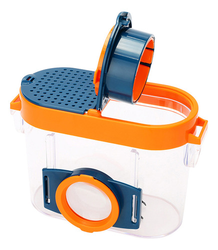Caja De Inspección De Insectos Con Lupa 2.6x Y 4.5x