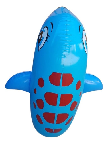 Mono Porfiado Inflable Grande 91cms Boxeo Niños Foca Azul