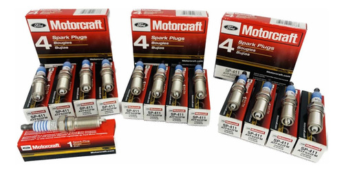 Imagen 1 de 8 de Bujías Motorcraft Sp-411. Punta De Iridium. Al Mayor.