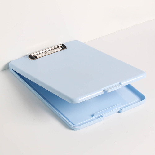 Caixa De Armazenamento A4 Folder Clamp Storage Box, Bloco De