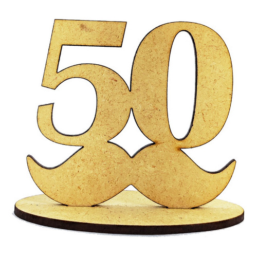 50 Souvenir  Fibrofacil L1 Mostacho Bigote Numero Mis 50